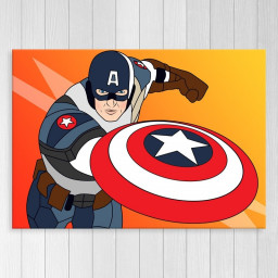 Captain America by Mark Ashkenazi